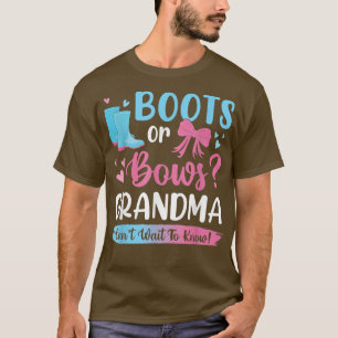 Camiseta Sexo revela botas ou arcos Vovó correspondente beb