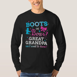 Camiseta Sexo revela botas ou arcos vovô excelente par