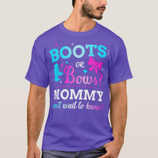 Camiseta Sexo revela botas ou mamães que combinam com baby