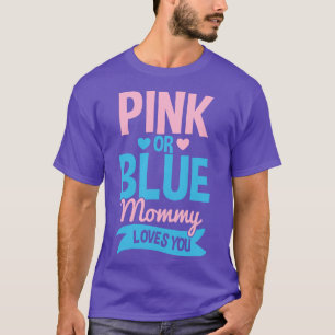 Camiseta Sexo Revela Cor-de-Rosa ou Mãe Azul