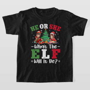 Camiseta Sexo Revela Ele ou Ela O Que Será O Elfo