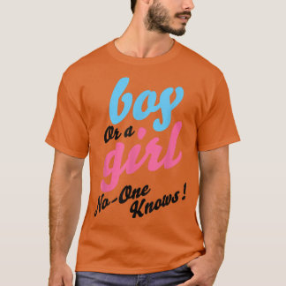 Camiseta Sexo revela presentes, garoto ou garota, ninguém s