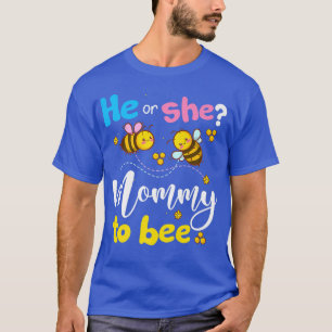 Camiseta Sexo Revela Que Ele ou Ela Mamãe De Ser Rosa ou Az