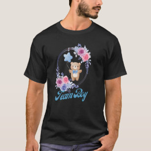 Camiseta Sexo Revelação Equipe do Partido Boy Cute Bear Sou