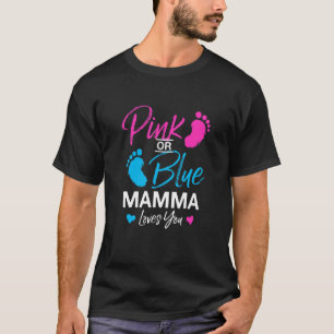 Camiseta Sexo Revelação Mamãe Chá de fraldas Mãe Gravidez A