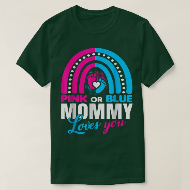 Camiseta Sexo Revelação para Mamãe Mãe Chá de fraldas (Frente do Design)