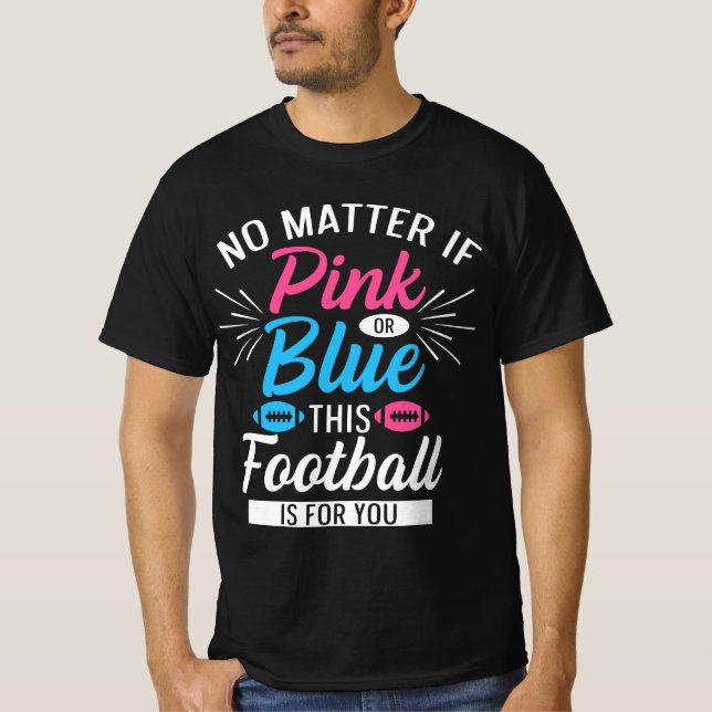 Camiseta Sexo Revele Citação de Futebol para um Ventilador  (Frente)