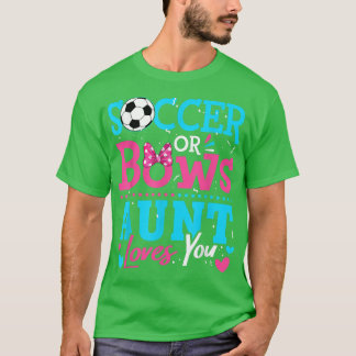 Camiseta Sexo Revele Futebol Ou Arco Tia Te Ama Objetivos