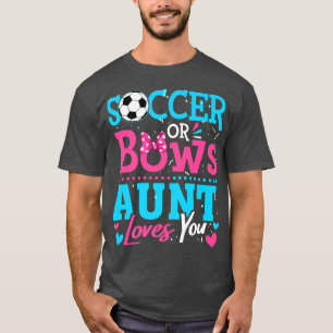 Camiseta Sexo Revele Futebol Ou Arco Tia Te Ama Objetivos