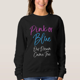Camiseta Sexo Revele Mãe E Pai Rosa Ou Azul Nossa Sonha