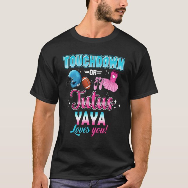 Camiseta Sexo Revele Tocações Ou Tutus Yaya Correspondendo  (Frente)
