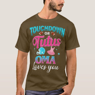 Camiseta Sexo Revele Tocar Ou Tutus Oma Correspondendo Baby