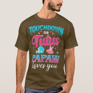 Camiseta Sexo Revele Toco Ou Tutus Papaw Correspondendo Ba