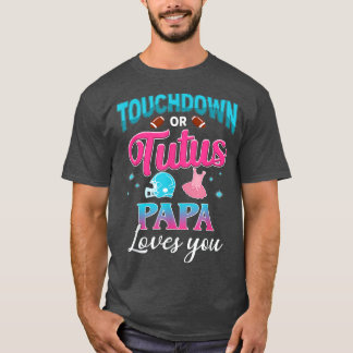 Camiseta Sexo Revele Touchdown Ou Tutus Papa Matando Bab