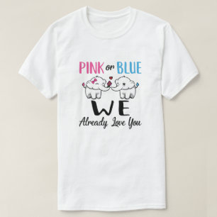 Camiseta Sexo Rosa Ou Azul Revela Que Nós Já Te Amamos