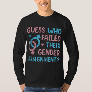 Camiseta Sexo Trans Orgulho de Identidade LGBTQ Direito Tra