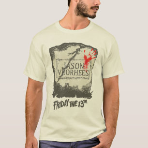 Camiseta Sexta-feira, 13 Jason Voorhees Headstone