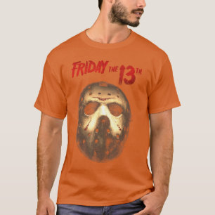 Camiseta Sexta-feira 13 Jason Voorhees Máscara de Hóquei Di
