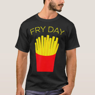 Camiseta Sexta-feira, Batatas Fritas, Tgif Graças a Deus É 