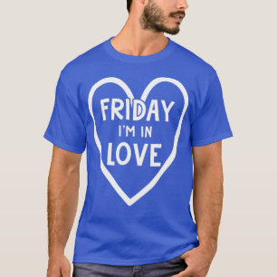 Camiseta Sexta-feira estou apaixonada Sexta-Feira Negra Eng