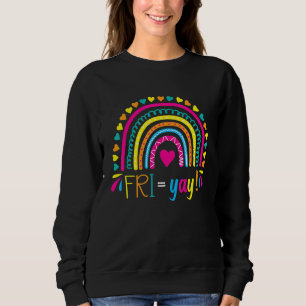 Camiseta Sexta-Feira Feliz Amante Professor Divertido Tgif