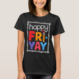Camiseta Sexta-feira Friyay Feliz Sexta-feira Yay Professor