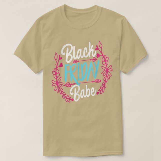 Camiseta Sexta-Feira Negra Engraçada BabeThankiness (Frente do Design)