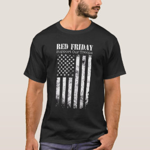 Camiseta Sexta-Feira Vermelha Apoia Nosso Memorial Militar 