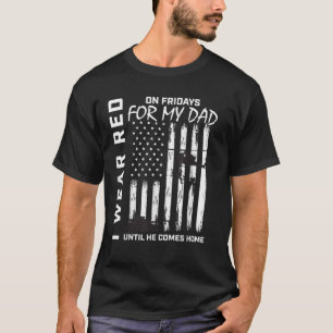 Camiseta Sexta-Feira Vermelha Implantada Tropas de Apoio Mi
