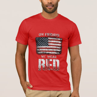 Camiseta Sexta-feira Vermelha: Lembrar de Todos os Desdobra