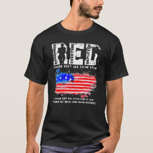 Camiseta Sexta-Feira Vermelha Lembre-Se De Todos Implantado
