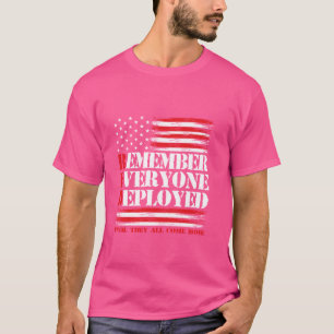 Camiseta Sexta-Feira Vermelha Militar Na Sexta-Feira Nós Ve