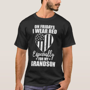 Camiseta Sexta-Feira Vermelha Para A Implantação De Tropas