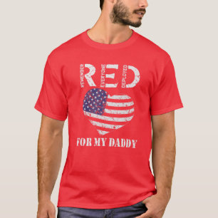 Camiseta Sexta-Feira VERMELHA Para O Meu Pai Lembre-Se De T