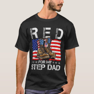 Camiseta Sexta-feira vermelha para o padrasto lembre-se de