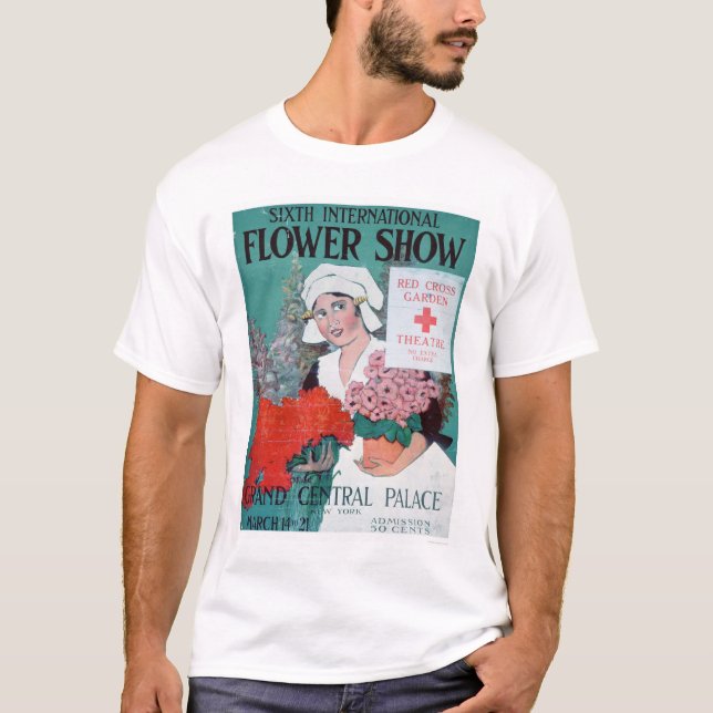 Camiseta Sexta mostra de flor internacional (US00282) (Frente)