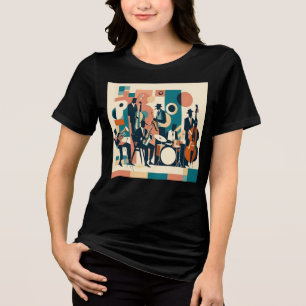 Camiseta Sexteto da Era do Jazz de Meados do Século