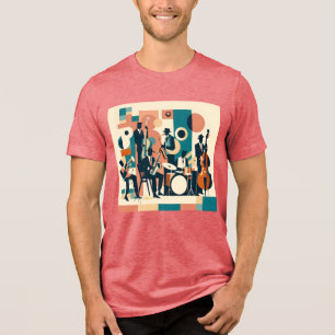 Camiseta Sexteto da Era do Jazz de Meados do Século