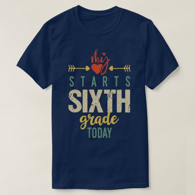 Camiseta Sexto grau (Frente do Design)