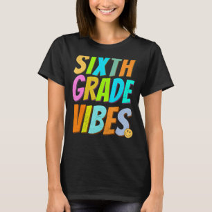 Camiseta Sexto Grau Vibes 1rua Dia da Escola Retro Vintag