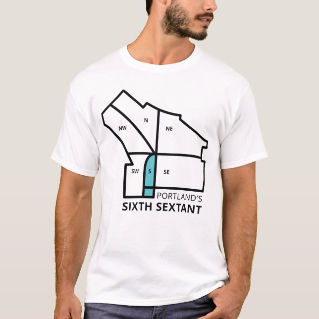 Camiseta Sexto Sextante de Portland (Frente)