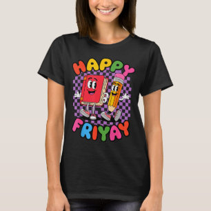 Camiseta Sextou Sexta-feira Feliz Sexta-feira Yay Professor