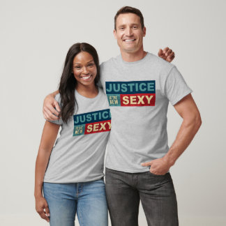 Camiseta Sexy de Justiça Masculina