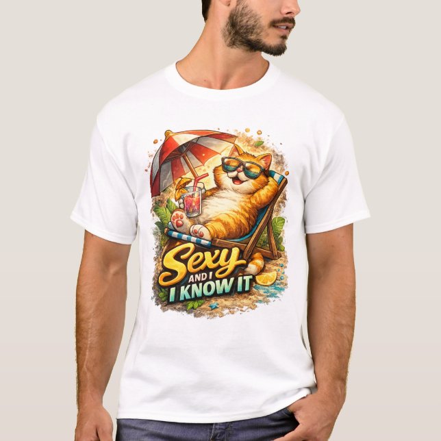Camiseta Sexy E Eu Sei Disso (Frente)