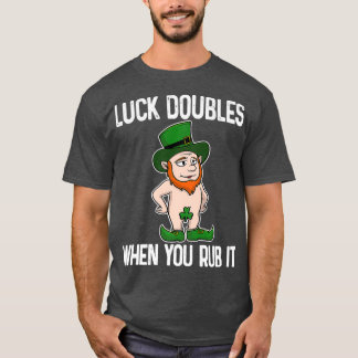 Camiseta Sexy Leprechaun Dia de São Patrício sujo Irish Gif