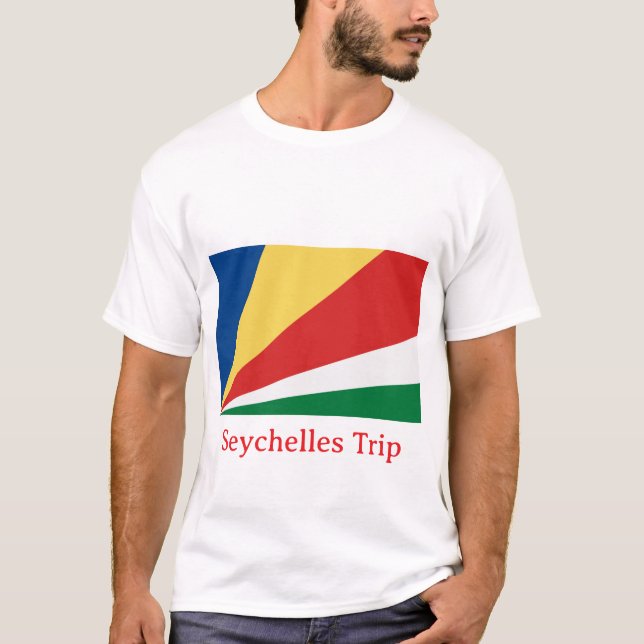 Camiseta Seychellen Flagge  (Frente)
