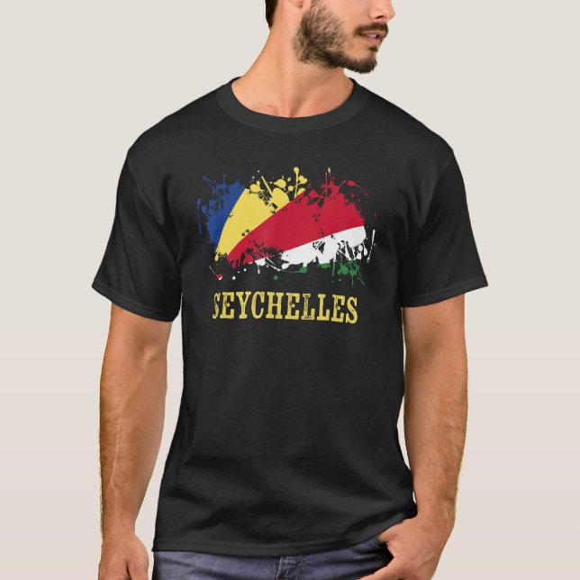 Camiseta Seychellian enthusiasts for Sesel and Seychelles (Frente)