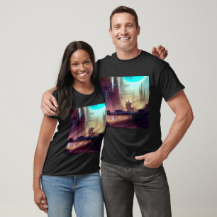 Camiseta SF Cidade em um Planeta Estranho 3