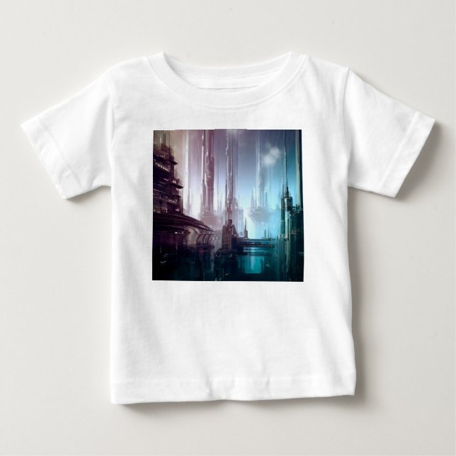 Camiseta SF Cidade Futurística 2 (Frente)