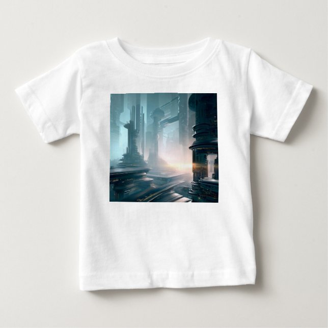 Camiseta SF Cidade Futurística 4 (Frente)